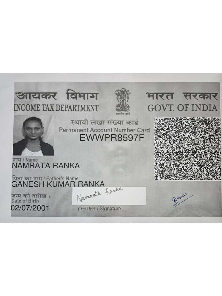 Namrata pan card 1 pdf