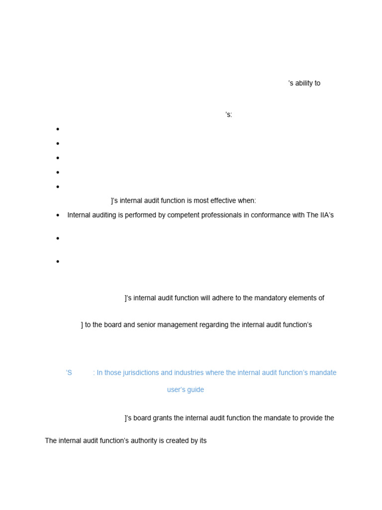 Internal Audit Charter | PDF | Internal Audit | Audit