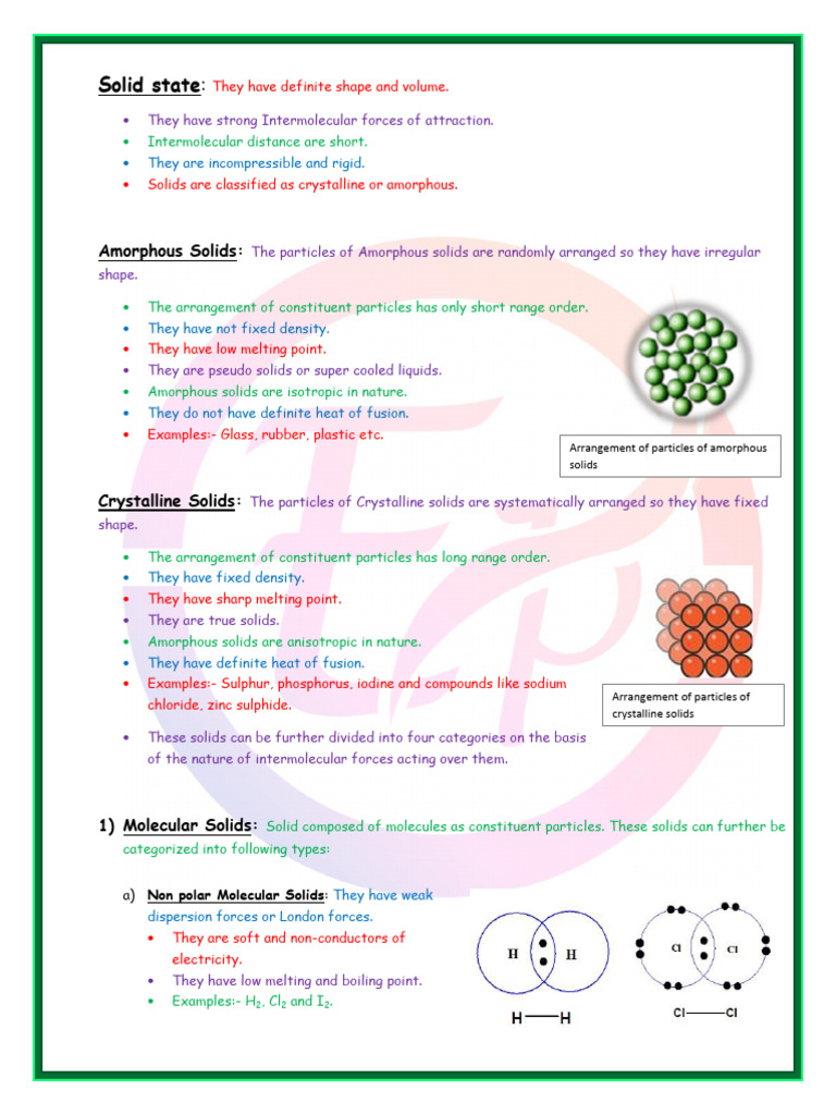 The solid state (Edustudy point)_unlocked_removed | PDF | Magnetism ...
