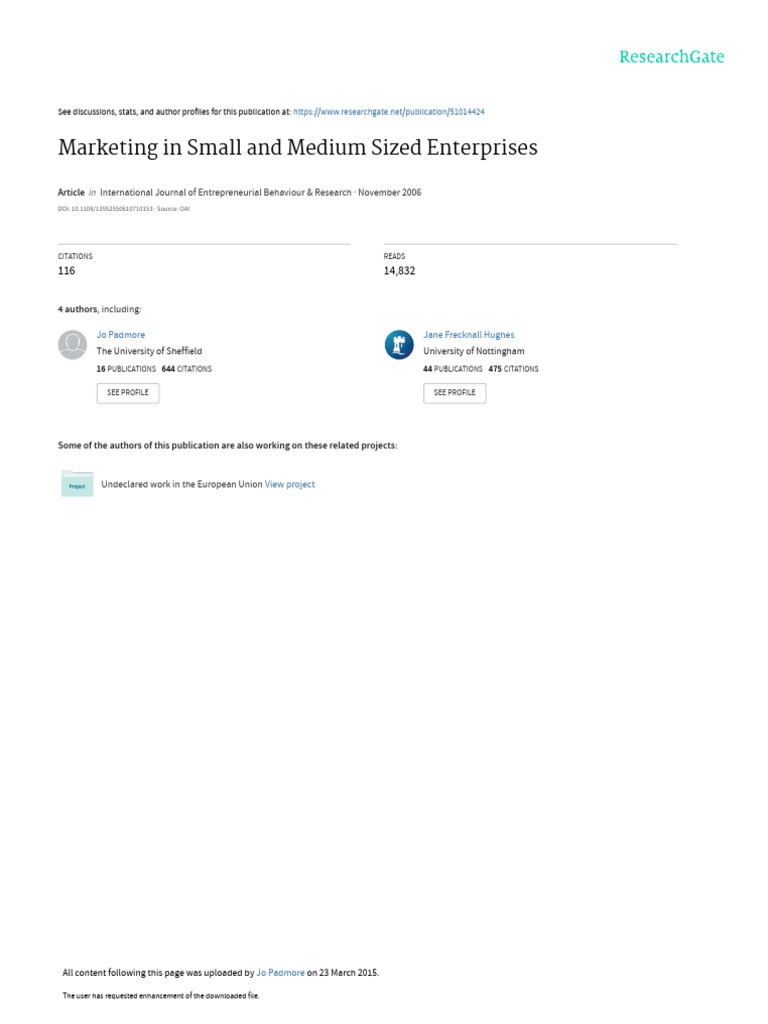 Marketing Strategies for SMEs Explained | PDF | Marketing | Small And ...