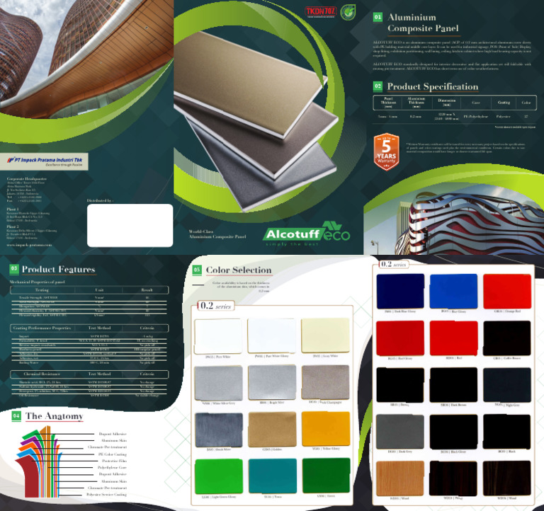 ALCOTUFF ECO Aluminium Composite Panel | PDF | Chemical Substances ...