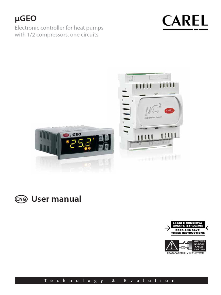 μGEO Heat Pump Controller Manual | PDF | Electrical Resistance And ...