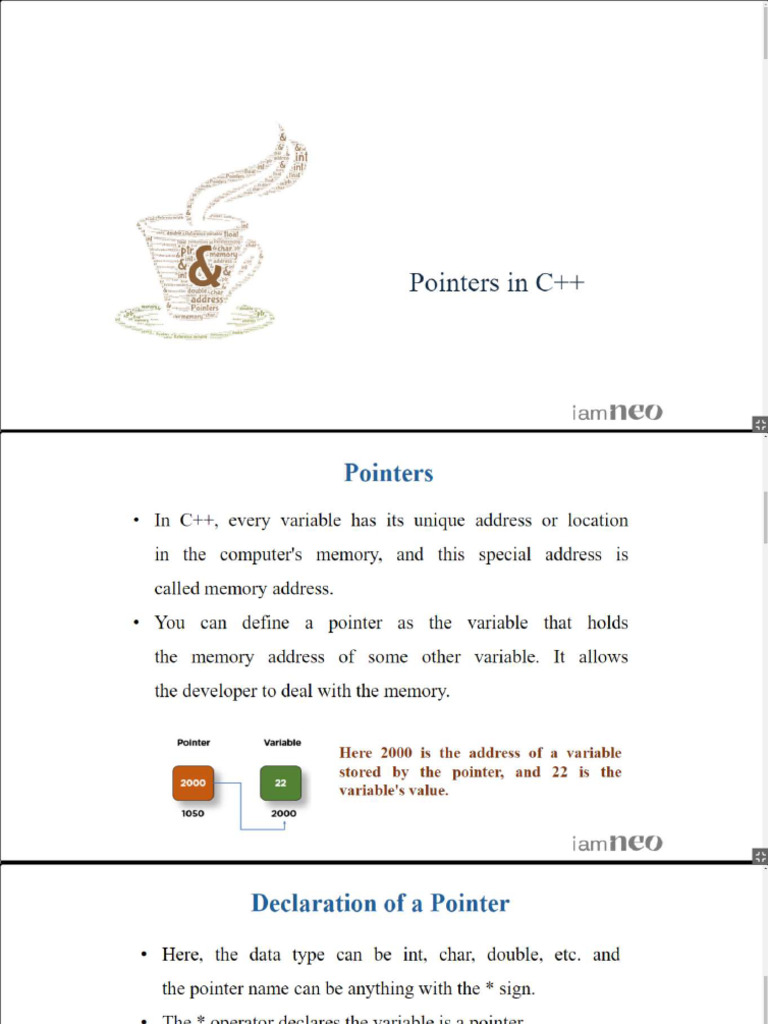 Pointer in CPP | PDF