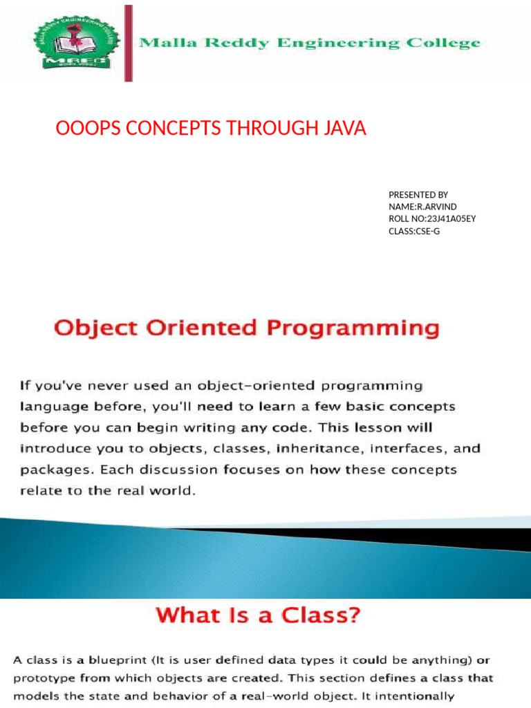 Oops Concepts | PDF