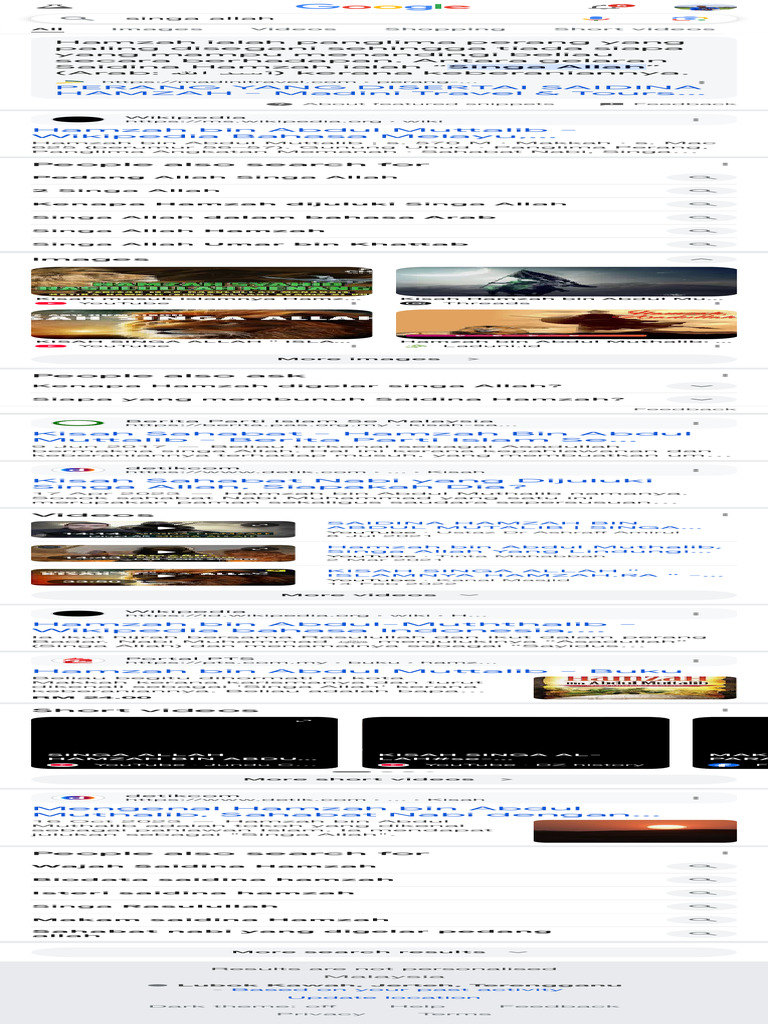 Singa Allah Google Search Pdf