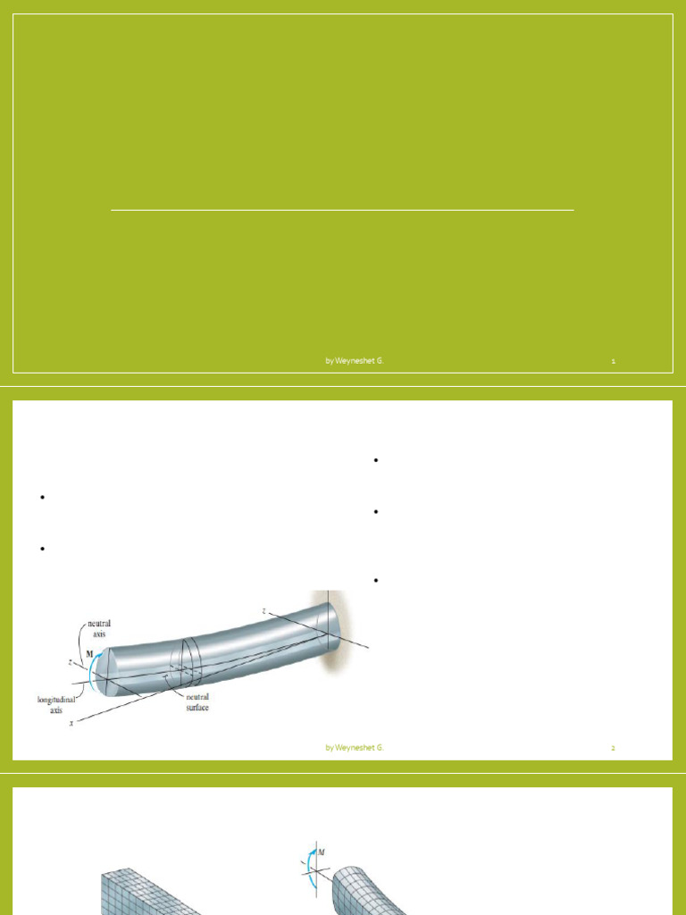 Chapter 3 Beam Strength Of Materials Pdf Bending Beam Structure