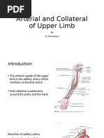 Upper Extremity Vascular Anatomy | PDF | Hand | Arm