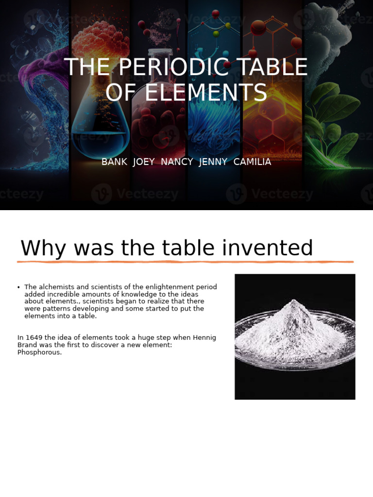 History of the Periodic Table | PDF | Chemical Elements | Periodic Table