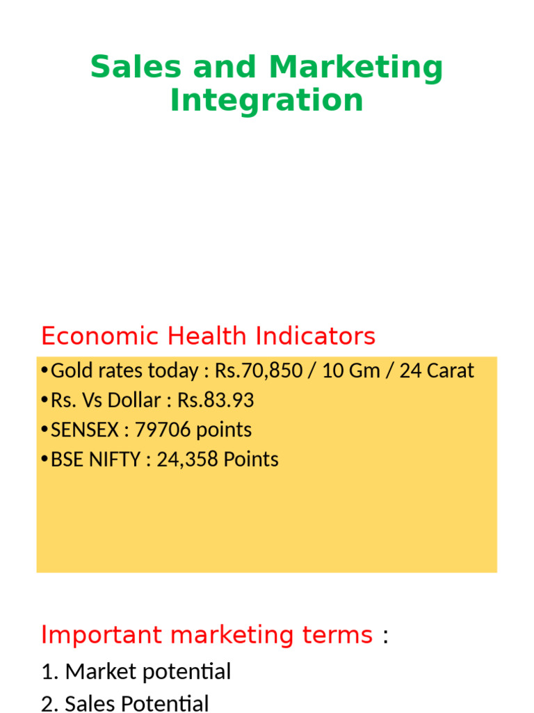 Sales and Marketing Integration Strategies | PDF | Marketing ...