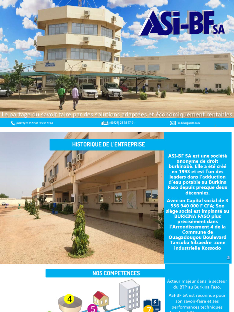 ASI-BF SA : Leader BTP au Burkina Faso | PDF | Burkina Faso | Mali