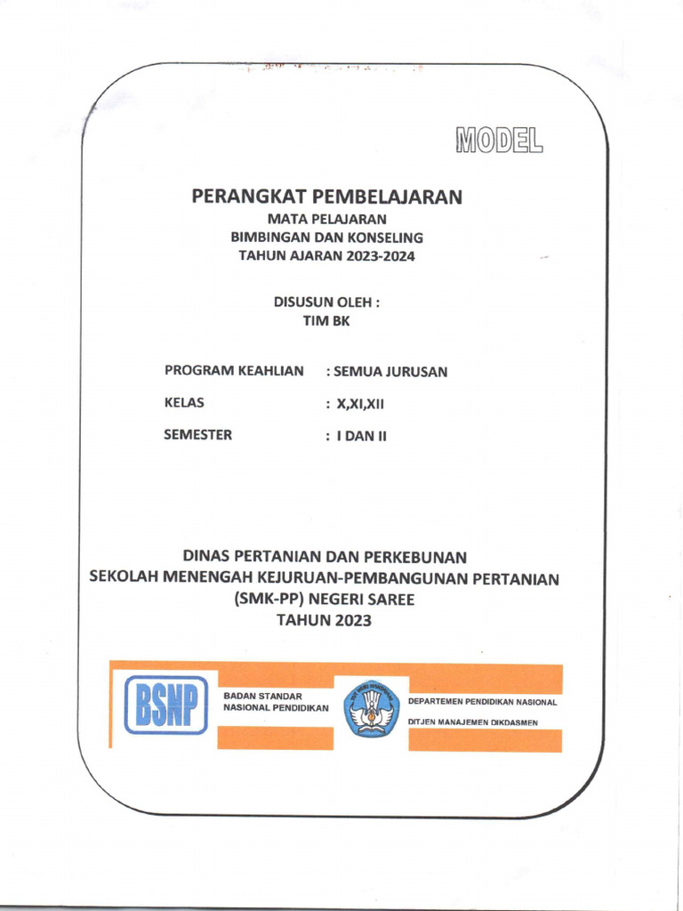 Program Baru BK | PDF