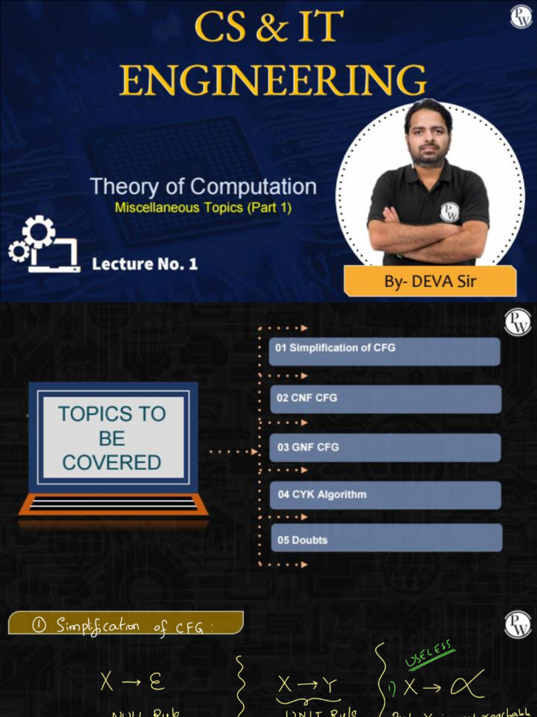 Miscellaneous Topics 01 - Class Notes | PDF