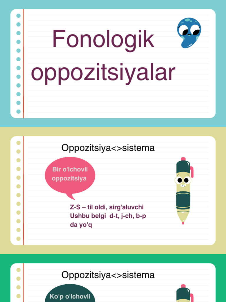 Colorful Illustrative Punctuation Lesson Presentation | PDF