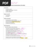 Bimanual Vaginal Examination PV OSCE Guide | PDF | Vagina | Uterus