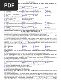 MOCK TEST 1-25