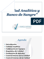 Calidad Analitica Banco Sangre