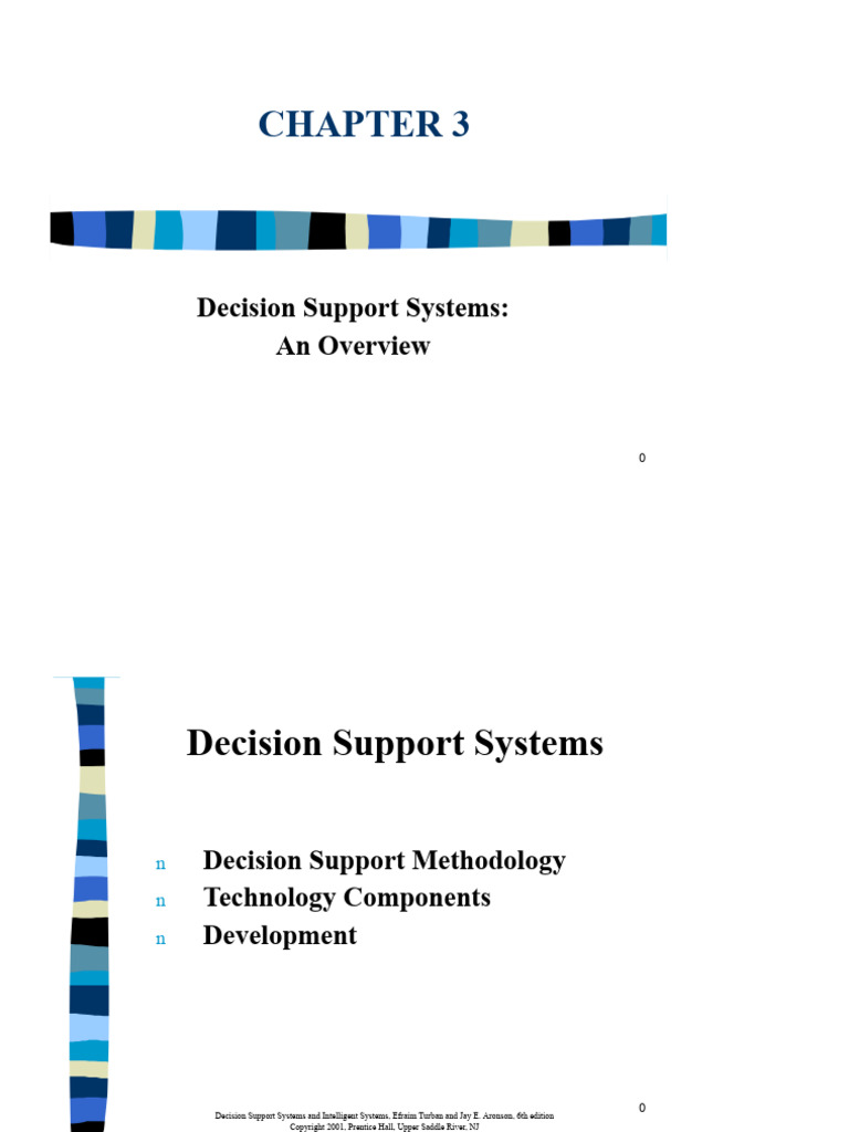 Turban Chap 03 | PDF | Decision Support System | Databases