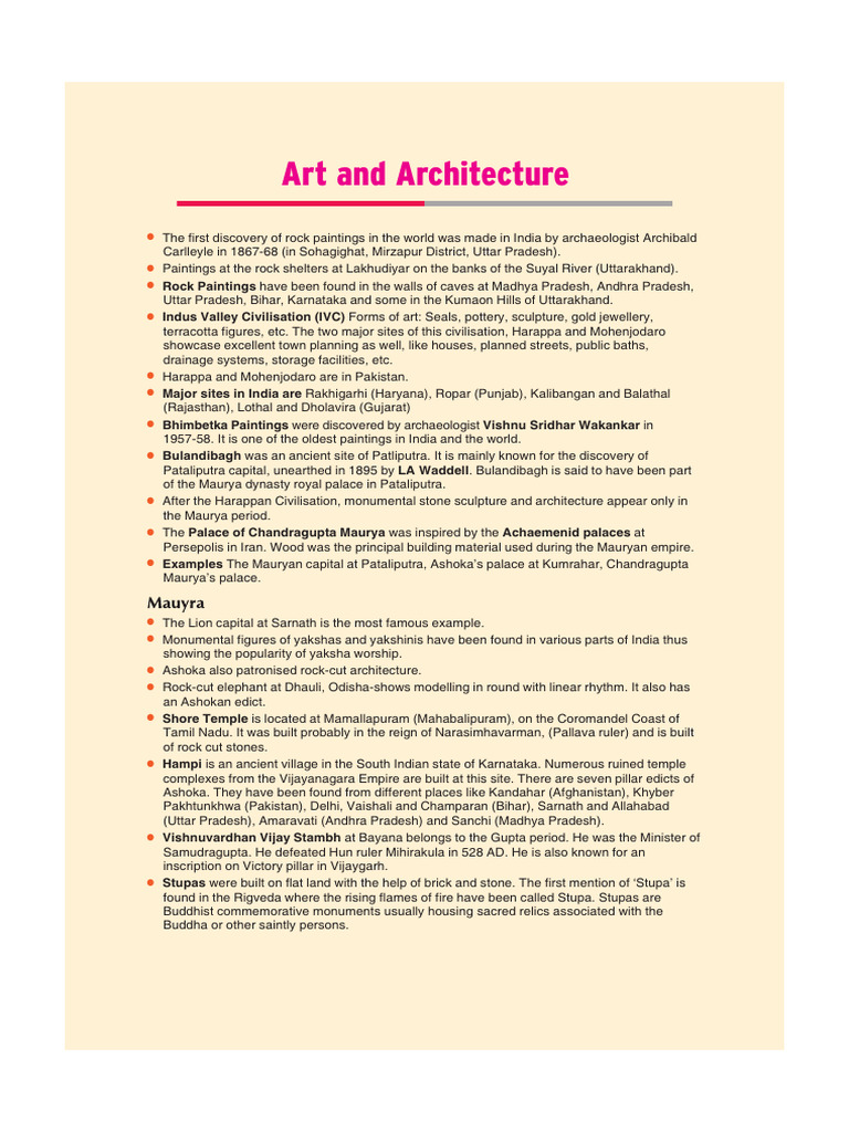 Ancient Indian Art and Architecture | PDF | Ashoka