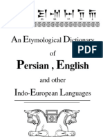 Etymological Dictionary Persian English