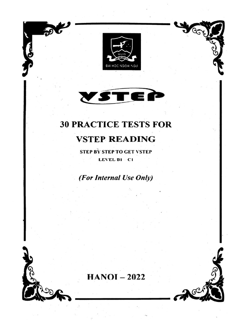 30 Practice Tests For Vstep Reading B1 - C1 | PDF