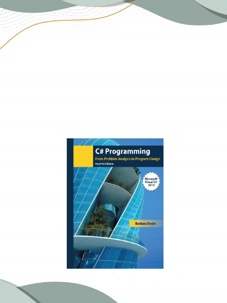 Download full C Programming From Problem Analysis to Program Design 4th ...
