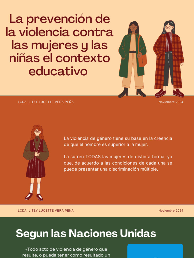 Prevención de Violencia de Género Escolar | PDF | La violencia contra ...