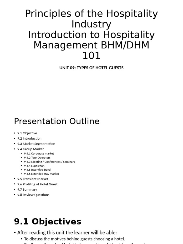 unit-09-notes-types-of-hotel-guests-pdf-market-segmentation-marketing