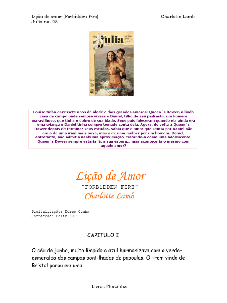 Amor Proibido em Queen's Dower | PDF | Amor | Daniel (personagem Bíblica)