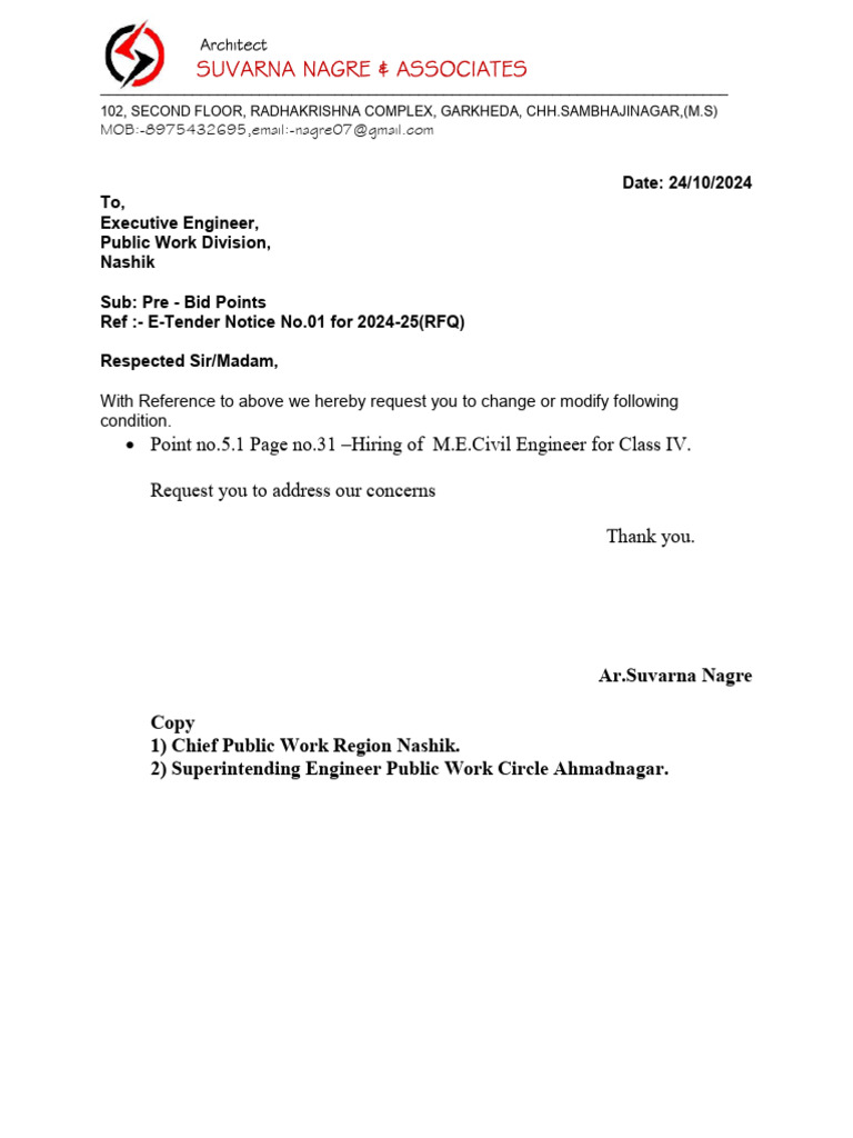 Pre bid pt letter pdf