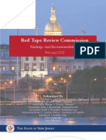 Red Tape Review Commission Issues Report Detailing Strategies to Cut Red Tape for Businesses and Non-Profits Throughout New Jersey