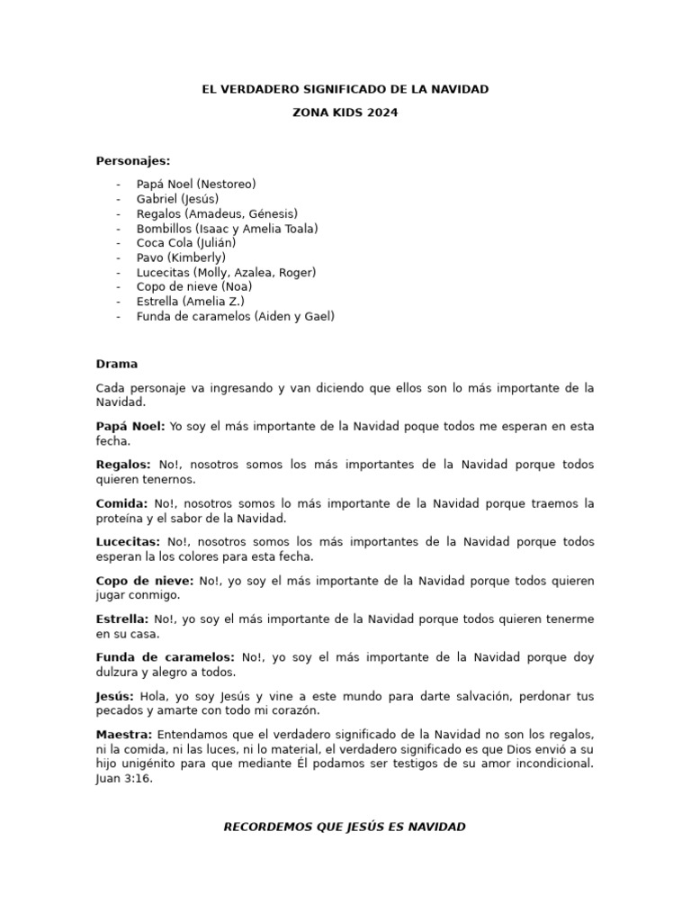 El Verdadero Significado de la Navidad | PDF