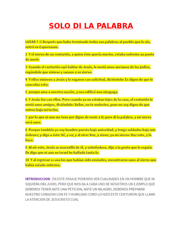 Solo Di La Palabra (Hna Virginia) | PDF | Jesús | Fe, image size:768x1024