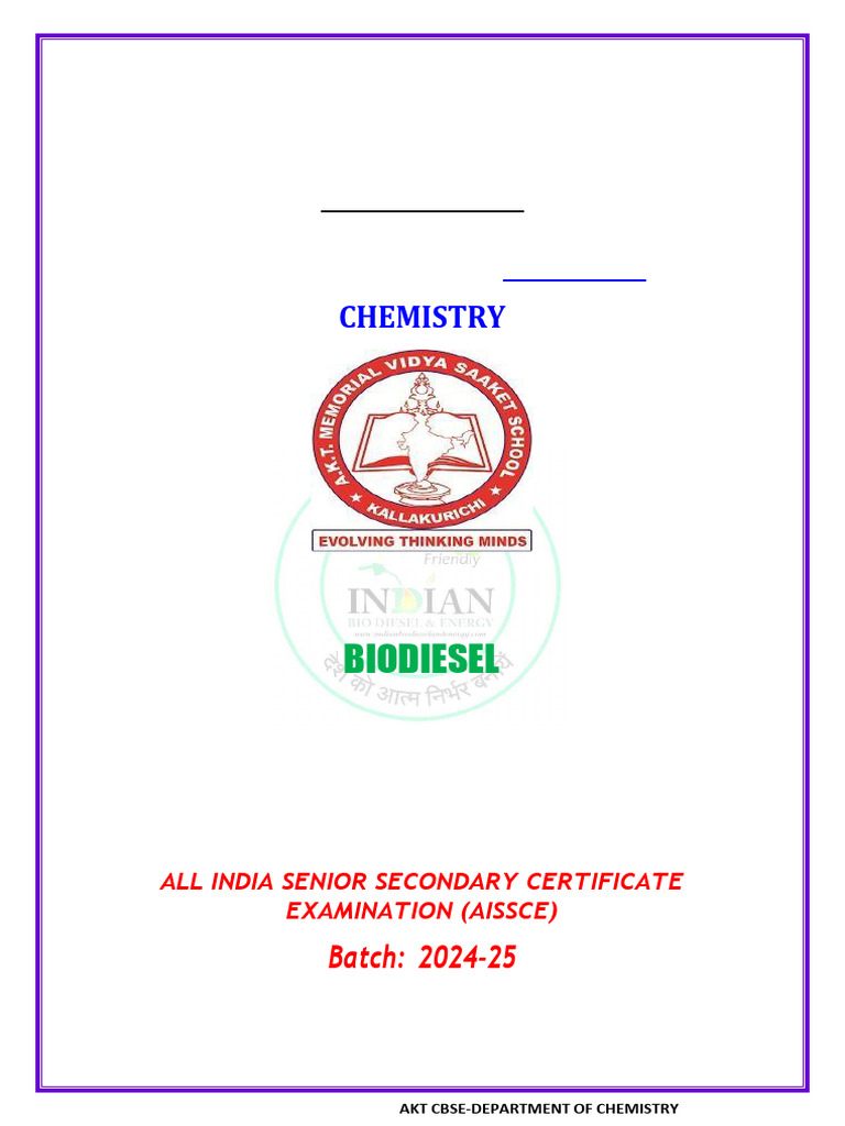 Biodiesel Pdf Biodiesel Diesel Fuel