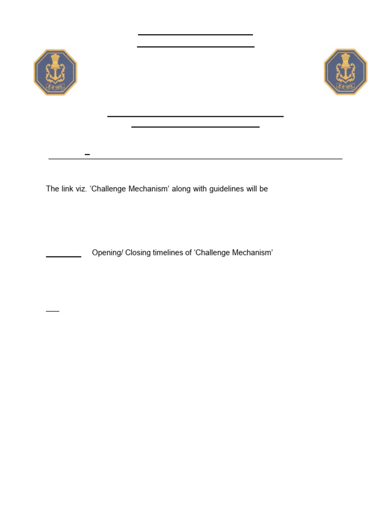 INCET-01/2024 Answer Key Challenge Guide | PDF