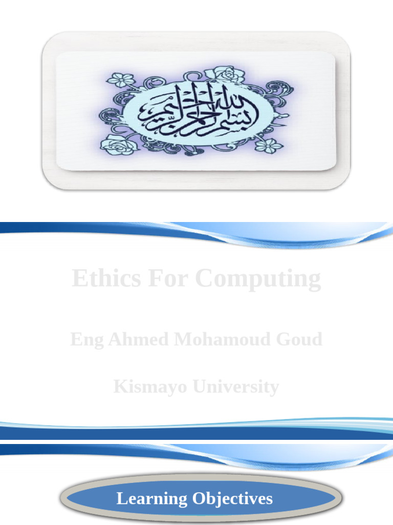 Lecture (1) Introduction To Computer | PDF | Malware | Security Hacker