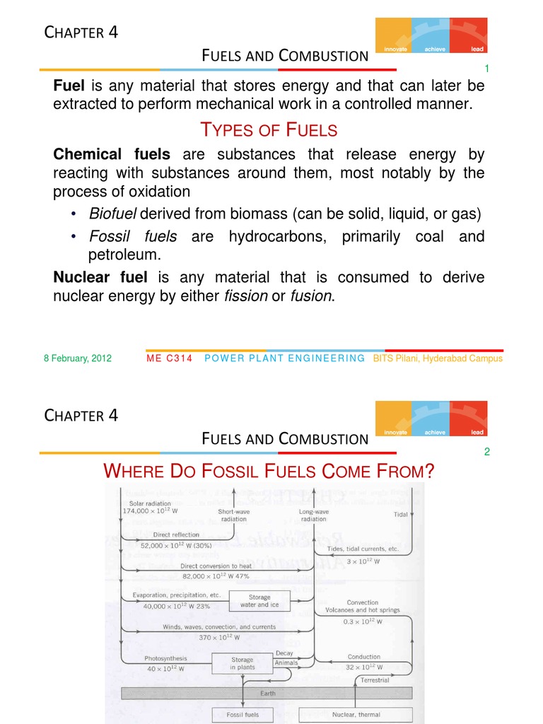 Chapter 4 Fuels and Combustion | PDF | Fuels | Chimney