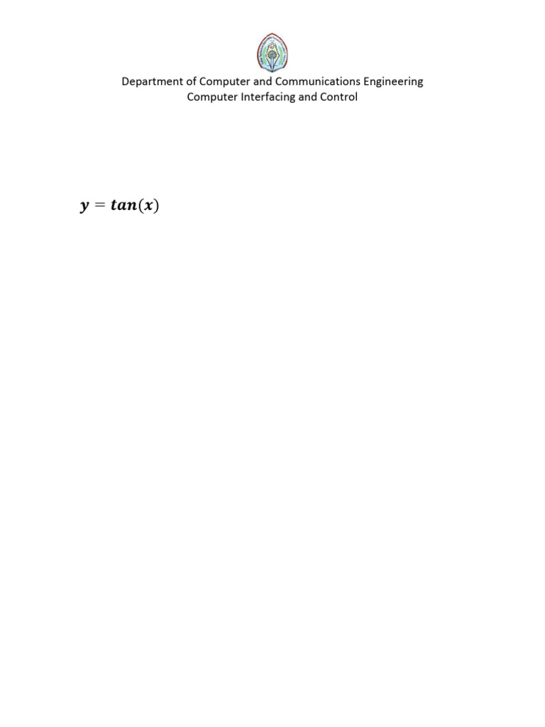Assembly Program for Tan Function | PDF