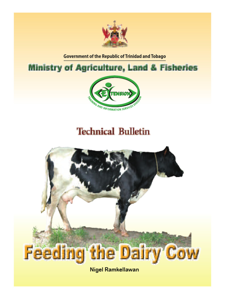 Feeding The Dairy Cow | PDF | Cattle | Milk