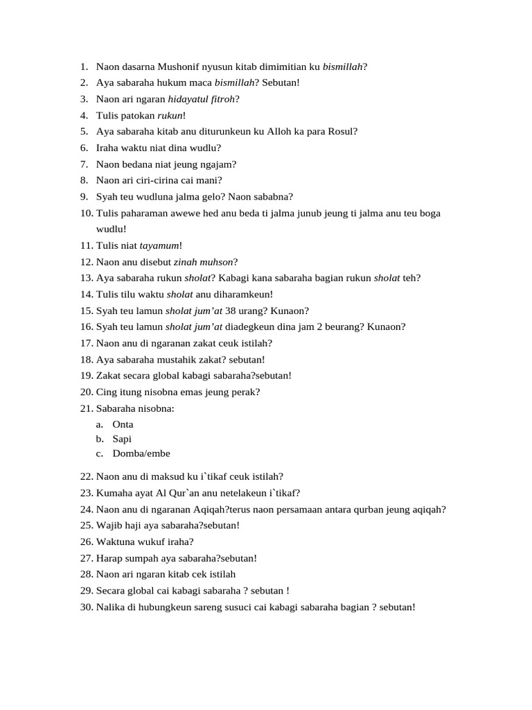 Memahami Puasa: Panduan untuk Kelas 3 SD