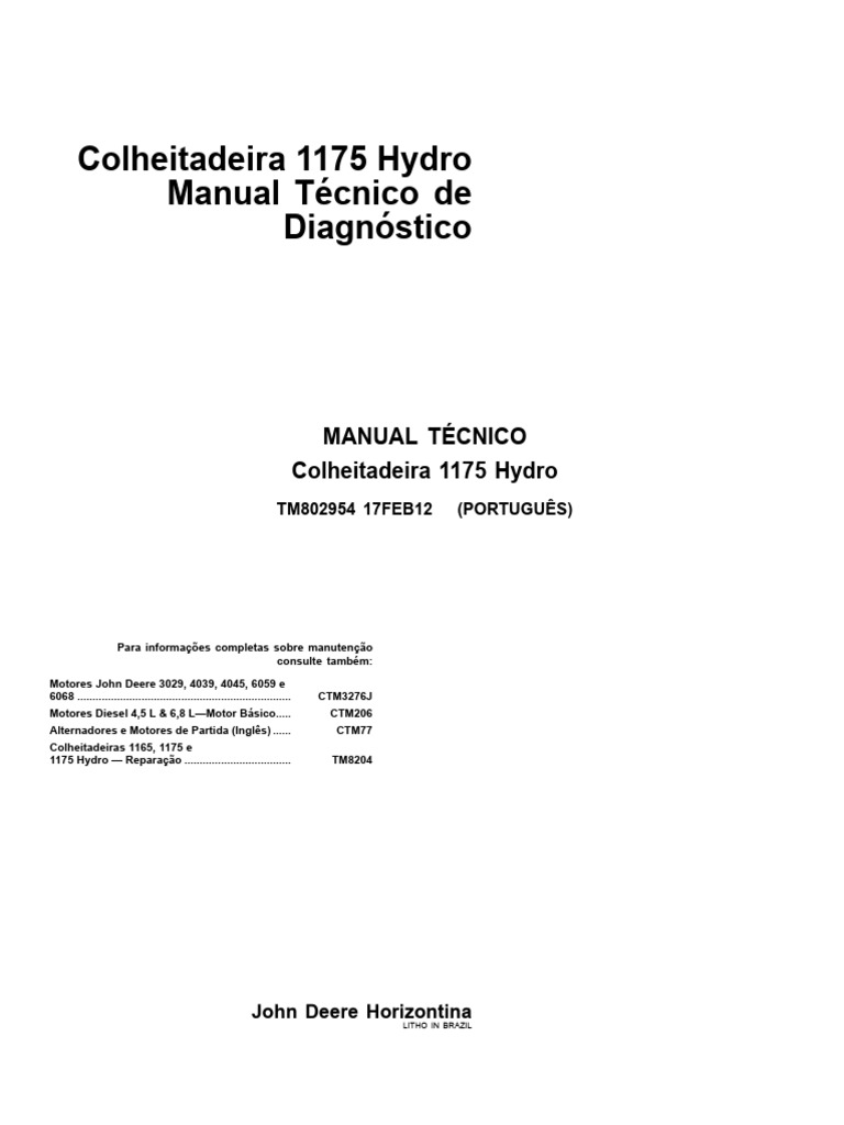 Manual de Diagnóstico 1175 | PDF | Pneu | Desperdício