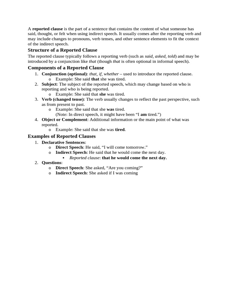 Reported Clause | PDF