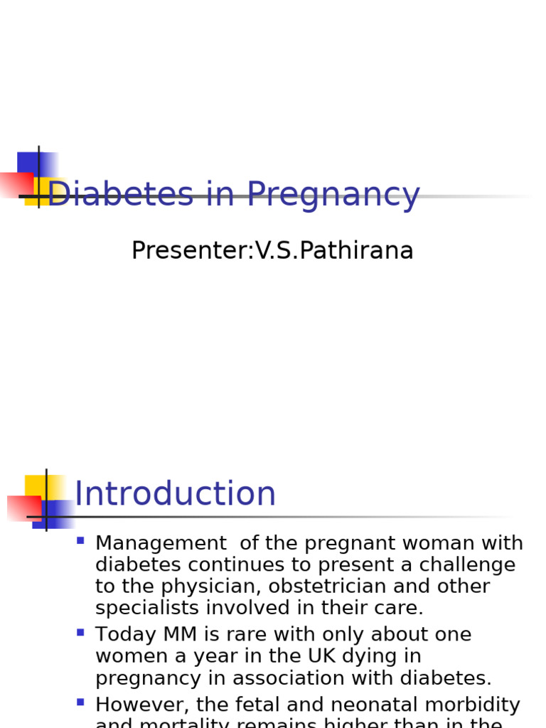 28a-Diabetes in Pregnancy | PDF | Gestational Diabetes | Diabetes