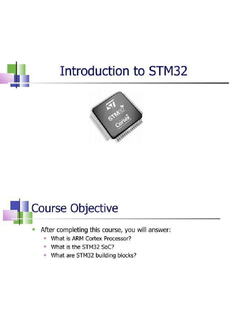 Introduction to Stm32 1734996183 | PDF