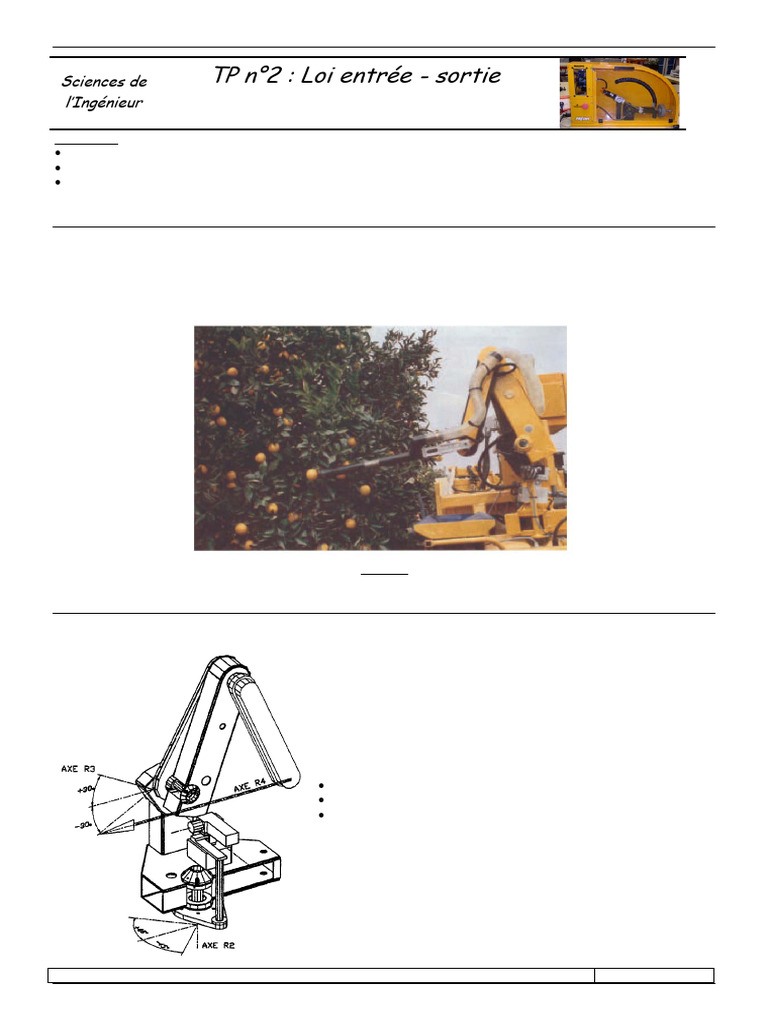 Modélisation cinématique d'un robot Maxpid | PDF | Rotation