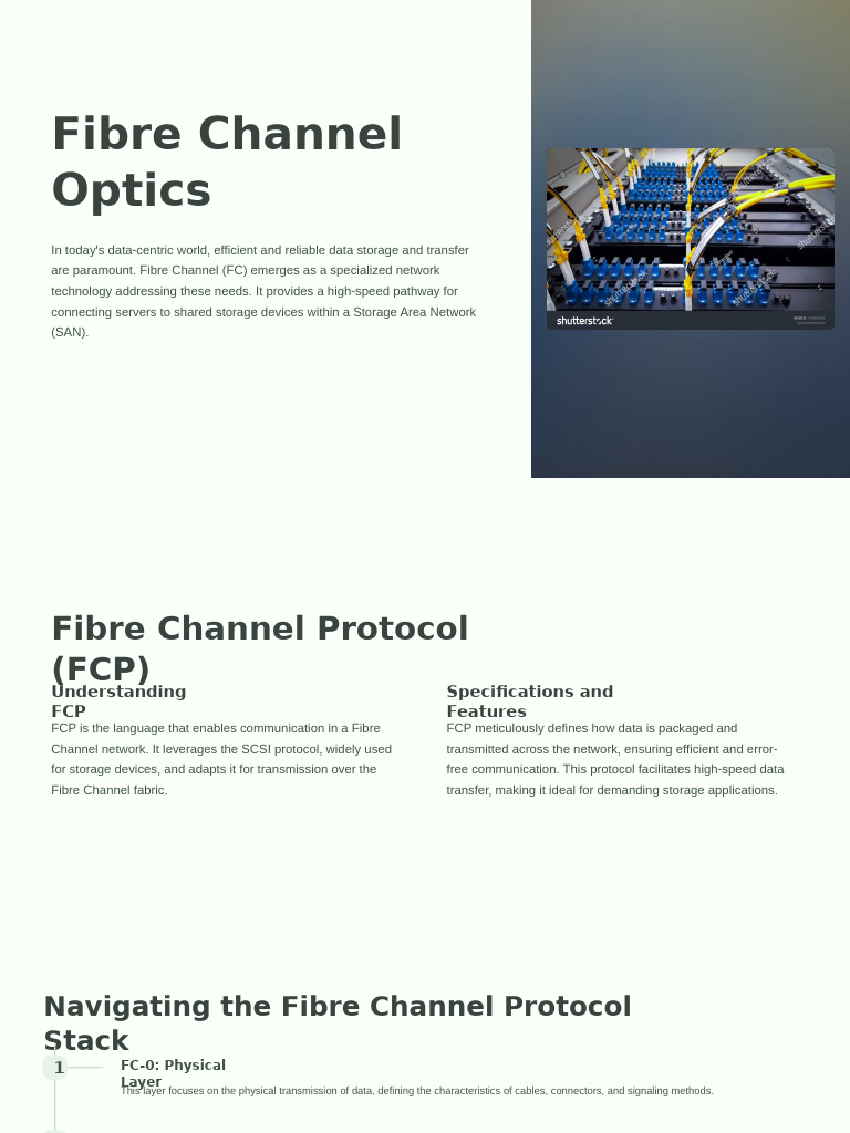 Delving Into Fibre Channel | PDF | Computer Network | Fiber Optic ...