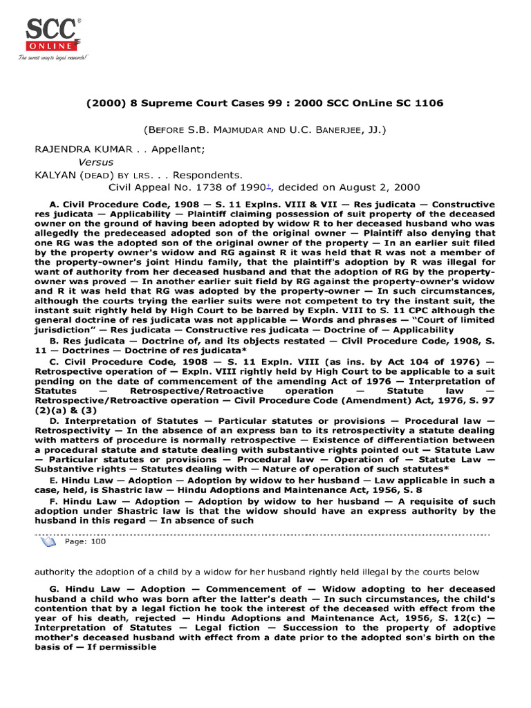 Supreme Court Ruling: Eastern Book Co. | PDF | National Supreme Courts ...