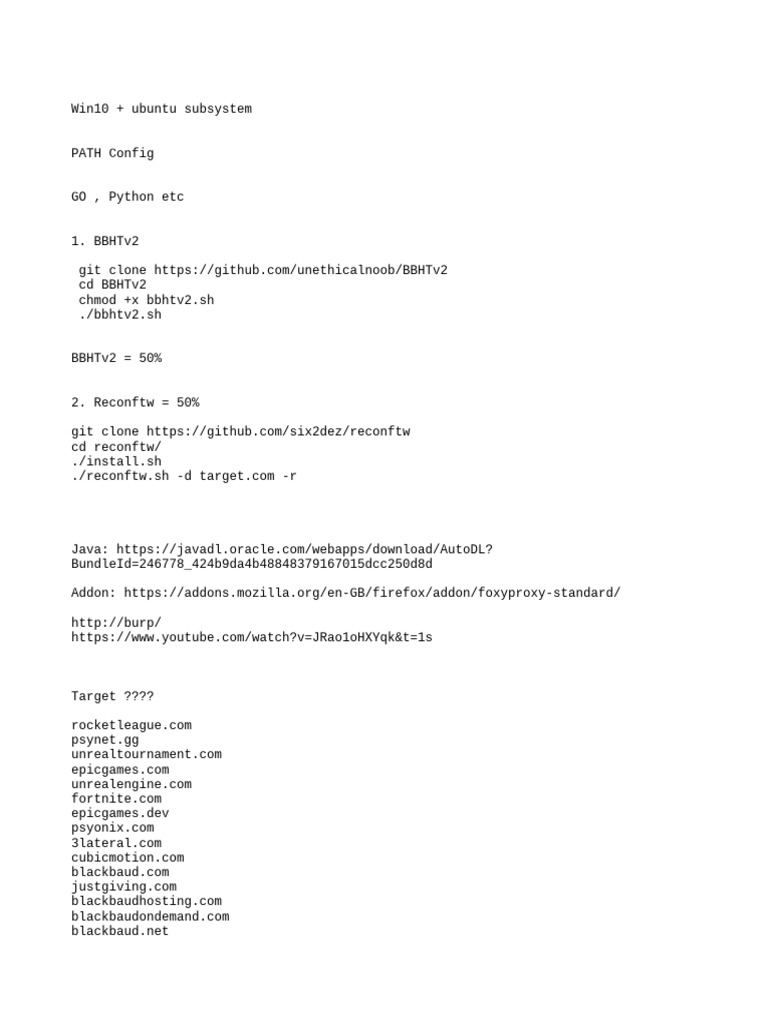 Reconnaissance Tools Setup Guide | PDF | Denial Of Service Attack ...