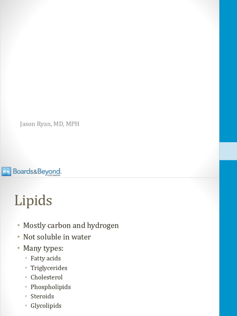 Understanding Lipid Metabolism Basics | PDF | Lipoprotein | High ...