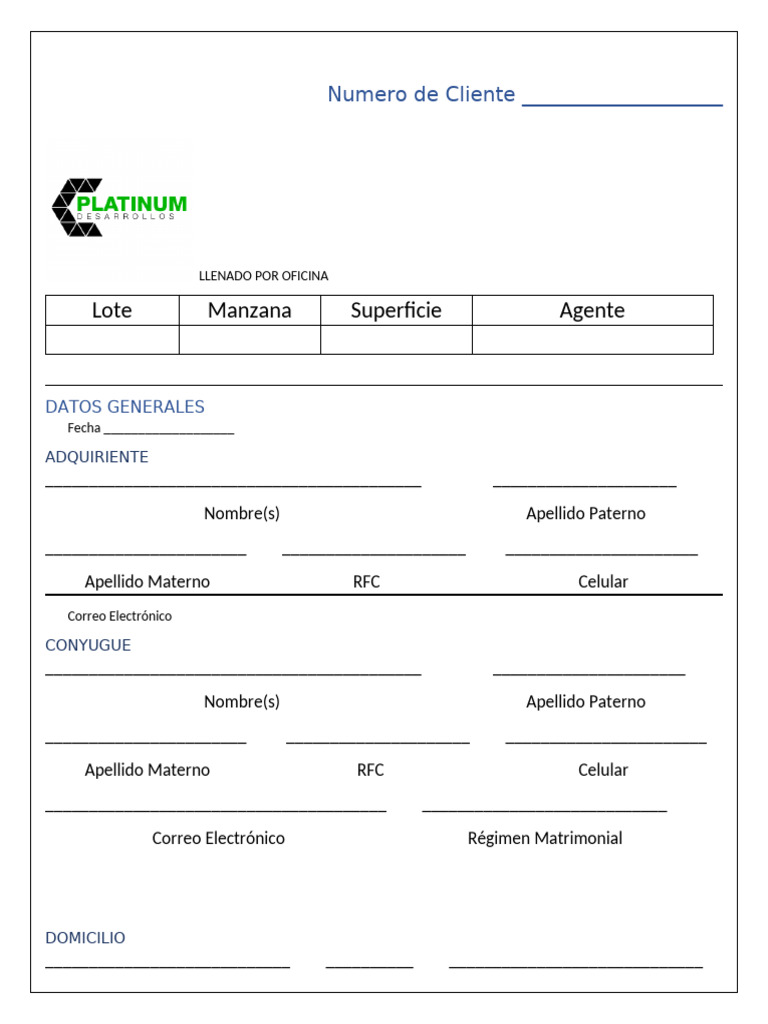 Datos Generales | PDF