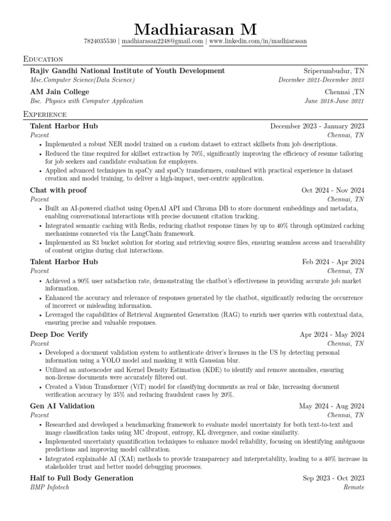 Data Science & AI Specialist Profile | PDF | Artificial Intelligence ...